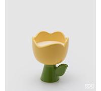 EDG Enzo De Gasperi Candela Tulip con Profumo H 11 Cm D 10 Cm Amber