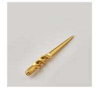 EDG Enzo De Gasperi Candela Twist Lunga perlata da candelabro in Cera H29 cm 3 Varianti (1pz) Oro