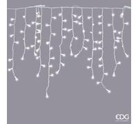 EDG Enzo De Gasperi Cascata Led Prolungabile Ghiaccioli 228 Maxiled H 90 Cm L 300 Cm Ivory
