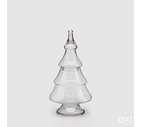 EDG Enzo De Gasperi Contenitore Vaso Pino di Natale H 40 Cm D 20 /10 Cm Natural