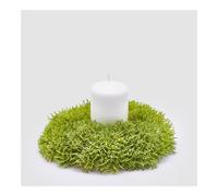 EDG Enzo De Gasperi Corona Girocandela muschio artificiale verde D18xH5 cm