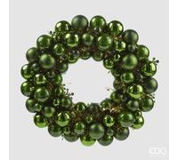 EDG Enzo De Gasperi Corona Natale Pallemix X67 D 39 Cm Green