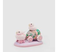 EDG Enzo De Gasperi Decorazione di Pasqua Pulcini su Carretto 28x20cm