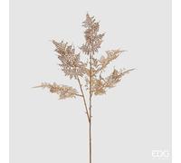 EDG Enzo De Gasperi Decorazione Natale Ramo Asparagus H 80 Cm Gold