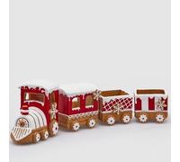 EDG Enzo De Gasperi Decorazione Natalizia Treno Polar Express con Luci LED 14x69cm Resina