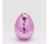 EDG Enzo De Gasperi Enzo De Gasperi Decoro Mirror Uovo H 20 Cm D 15 Cm Pink