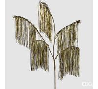 EDG Enzo De Gasperi Decoro Natale Frange Ramo 5 Rami H 125 Cm Gold