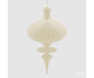 EDG Enzo De Gasperi Decoro Origami Trottola H.100 D.58 C4 White