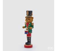 EDG Enzo De Gasperi Decoro Orso Soldatino Natale MiniLed H 46 Cm L 15 Cm L 13 Cm Green Red