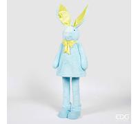 EDG Enzo De Gasperi Decoro Peluche Coniglio Dance H 155 Cm D 40 Cm Light Blue