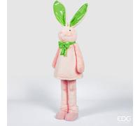 EDG Enzo De Gasperi Decoro Peluche Coniglio Dance H 155 Cm D 40 Cm Pale Pink