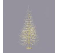 EDG Enzo De Gasperi Faggio Rich Albero di Natale con 2690 Microled 210x130cm Oro