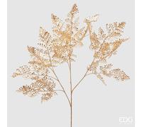 EDG Enzo De Gasperi Felce Ramo Decorazione Natale H 100 Cm Oro