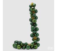 EDG Enzo De Gasperi Festone Natale PalleMix X 50 L 170 Cm D 8 Cm D 10 Cm Green