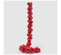 EDG - Enzo De Gasperi Festone Natalizio con Palline di Natale L150 cm 4 Varianti (1pz) Rosso