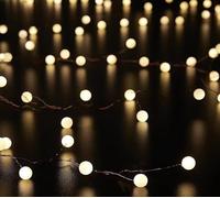 EDG Enzo De Gasperi Filo Luce Sfere di Natale 180 Microled D 1 Cm L 5,7 Mt