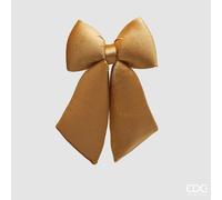 EDG Enzo De Gasperi Fiocco Natale Velluto H 38 Cm L 27 Cm Oro