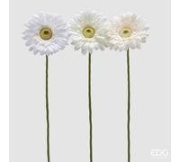 EDG Enzo De Gasperi Gerbera Ramo Ass. H 60 Cm D 12 Cm Pianta Artificiale Bianco 1 Pz