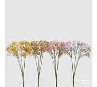 EDG Enzo De Gasperi Gypsophila Cespuglio x5 Ass. Pianta Artificiale H 40 Cm Multicolor 1 Pz