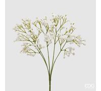 EDG Enzo De Gasperi Gypsophila Cespuglio x5 Pianta Artificiale H 40 Cm Bianco