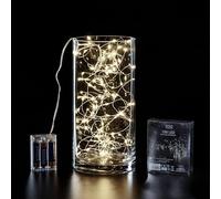 EDG Enzo De Gasperi Luci Natale MicroLed X 100 7,4 + 5 Mt Ivory