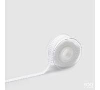 EDG Enzo De Gasperi Nastro Balze Natalizio H 1,6 Cm L 10 Mt Bianco