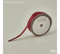 EDG Enzo De Gasperi Nastro Raso Doppio 10 Mm 50 Mt Colore Burgundy