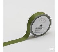 EDG Enzo De Gasperi Nastro Raso Doppio 25 Mm 20 Mt Colore Oliva