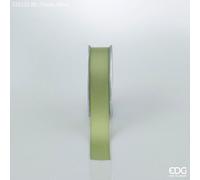 EDG Enzo De Gasperi Nastro Raso Doppio 25 Mm 20 Mt Colore Verde Oro