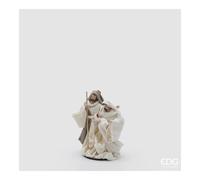 EDG Enzo De Gasperi Natività Lord Natale con Base H 17 Cm Ivory