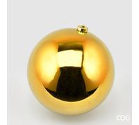 EDG Enzo De Gasperi Palla Natale Poly D 20 Cm Lucida con Polybag Gold 1 Pz