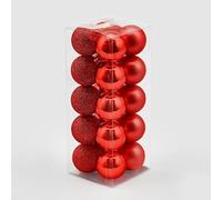 EDG Enzo De Gasperi Palla Natale Poly Mix D 40 Mm CF 20 Pz Red