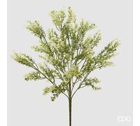 EDG Enzo De Gasperi Pianta Artificiale Erba Palustre Cespuglio H 55 Cm White - Pianta Decorativa Realistica Design Moderno