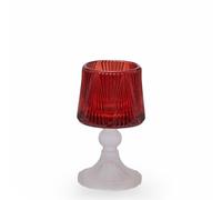 EDG Portacandela Lampada in vetro H15xD8,5 cm 4 varianti (1pz) - A