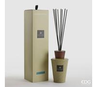 EDG Enzo De Gasperi Profumatore Bottiglia Cuir 1.000 Ml H 22 Cm Olive Flower Scatola Regalo
