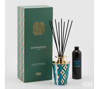 EDG Enzo De Gasperi Profumatore Bottiglia Hypnotic 400ml + Bastoncini H15 Oud
