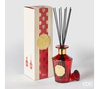 EDG Enzo de Gasperi Profumatore per Ambienti casa con Bastoncini, Bottiglia in Vetro GoldLily 500 ml 3 Varianti (1pz) Moroccan Amber