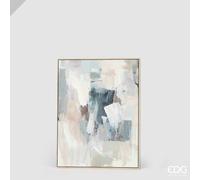 EDG Enzo De Gasperi Quadro Abstract Rettangolare Sky 80 x 60 Cm Blue - Decorazione Parete Design Moderno Casa