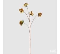 EDG Enzo De Gasperi Ramo Cosmos Rex Reflex Natalizio H 65 Cm 5 Rami Colore Rame