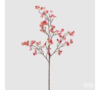 EDG - Enzo de Gasperi Pianta Ramo Pesco Artificiale, Fiore Finto Realistico per Decorazioni H105 cm
