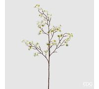 EDG Enzo De Gasperi Ramo Fiori di Pesco Artificiale H 105 Cm White