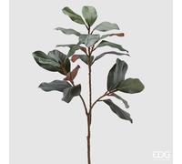 EDG Enzo De Gasperi Ramo Magnolia Artificiale con Foglie H 110 Cm Green