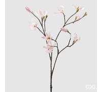 EDG Enzo De Gasperi Ramo Magnolia Fiorita Artificiale H 100 Cm Pink