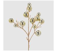 EDG - Enzo De Gasperi Ramo natalizio con palline di natale H53 cm 3 varianti(1pz) ORO