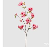 EDG Enzo De Gasperi Ramo Sakura Fiori di Ciliegio Artificiali con Foglie H 115 Cm Pink