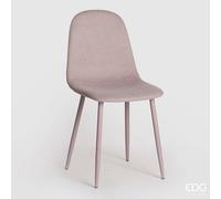 EDG Enzo De Gasperi Sedia Charton H 85 x L40 x P52 cm Colore Rosa chiaro