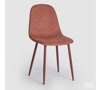 EDG Enzo De Gasperi Sedia Charton H 85 x L40 x P52 cm Colore Ruggine