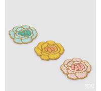 EDG Enzo De Gasperi Sottobicchiere Camelia Rotondo Ass. D 10 Cm Multicolor 1 Pz