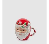 EDG Enzo De Gasperi Tazza Babbo e Mamma Natale H 14 Cm D 11 Cm 1 Pz Multicolor
