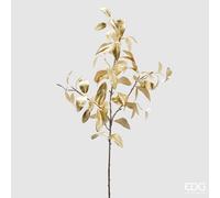 EDG Enzo De Gasperi Ulivo Metal Bell Ramo Natale H 86 Cm Gold